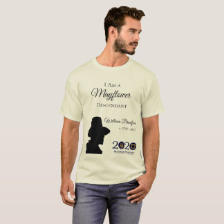William Bradfor Mayflower Descendant Men's T-shirt