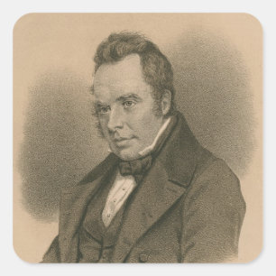 William Carleton Square Sticker