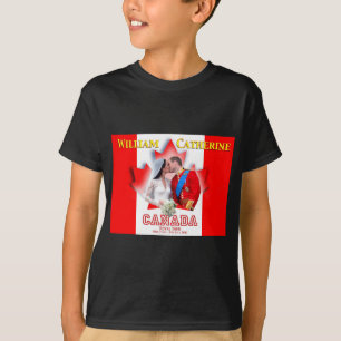 William & Catherine Canada Royal Tour Commemoratio T-Shirt