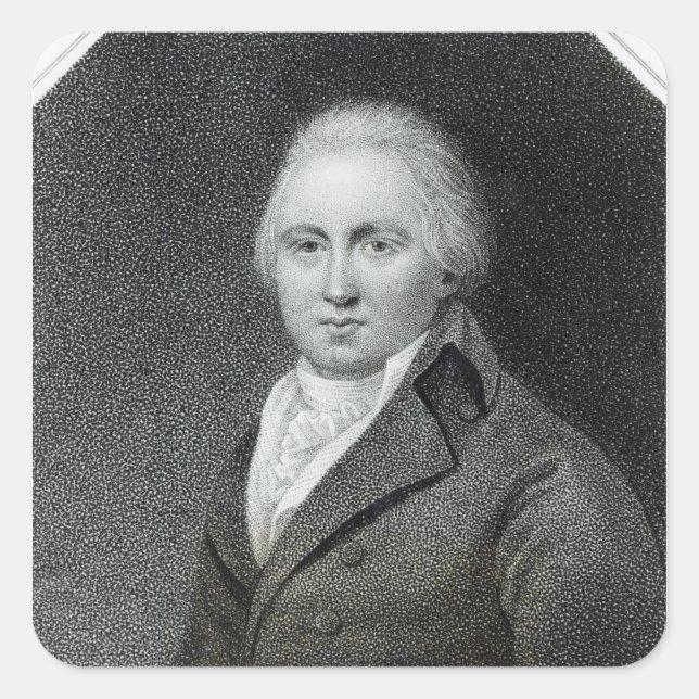 William Cobbett Square Sticker (Front)