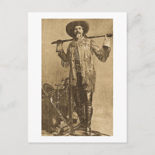 William Cody - Frontiersman (Sepia) Postcard