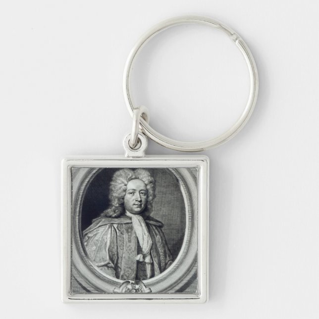 William Croft, engraved by George Vertue Key Ring (Front)