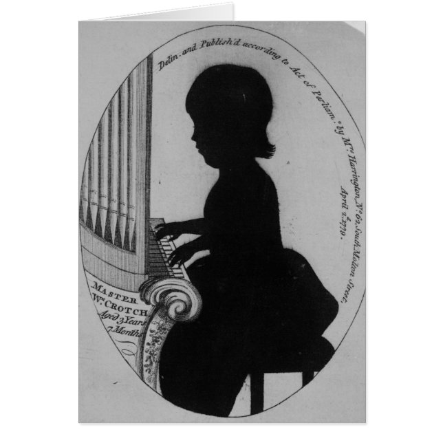 William Crotch Playing the Organ (Front)