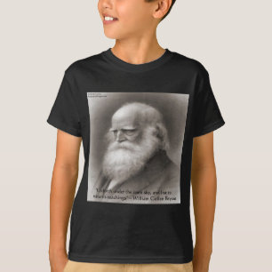 William Cullen Bryant & Nature Quote T-Shirt