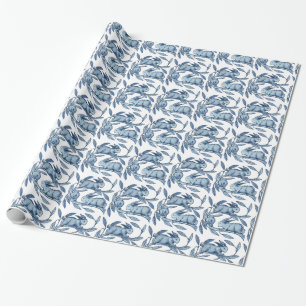 William De Morgan Rabbits Paper Wrap