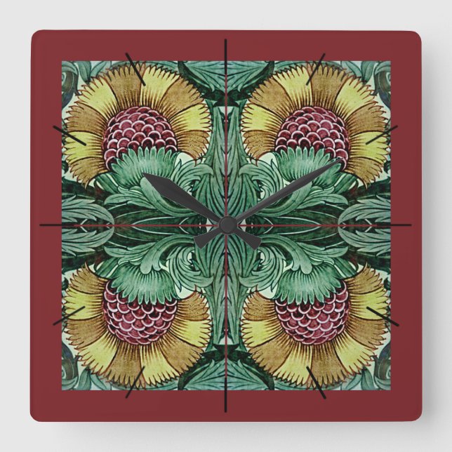 William De Morgan Victorian Clocks (Front)