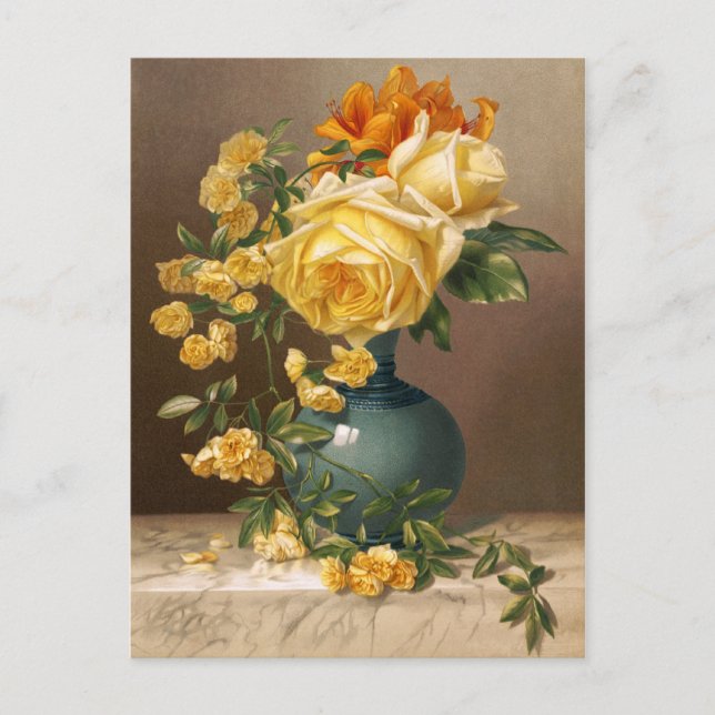 William Duffield: Marchal Niel Roses Postcard (Front)