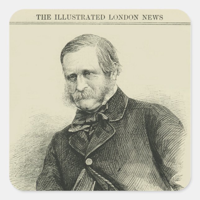 William Fox, Esq. Square Sticker (Front)
