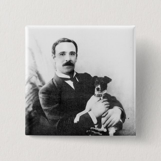 William Friese-Greene 15 Cm Square Badge (Front)