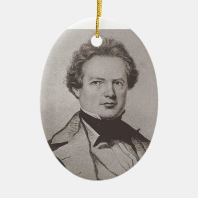William Gilmore Simms Ceramic Tree Decoration (Front)