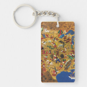 William Gropper's America - Cartoon Folklore Key Ring
