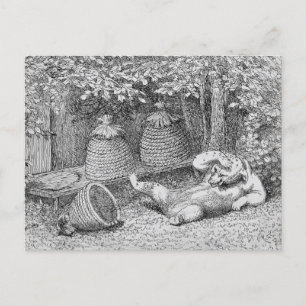 William H. Beard - Bear Stung by Bees Postcard