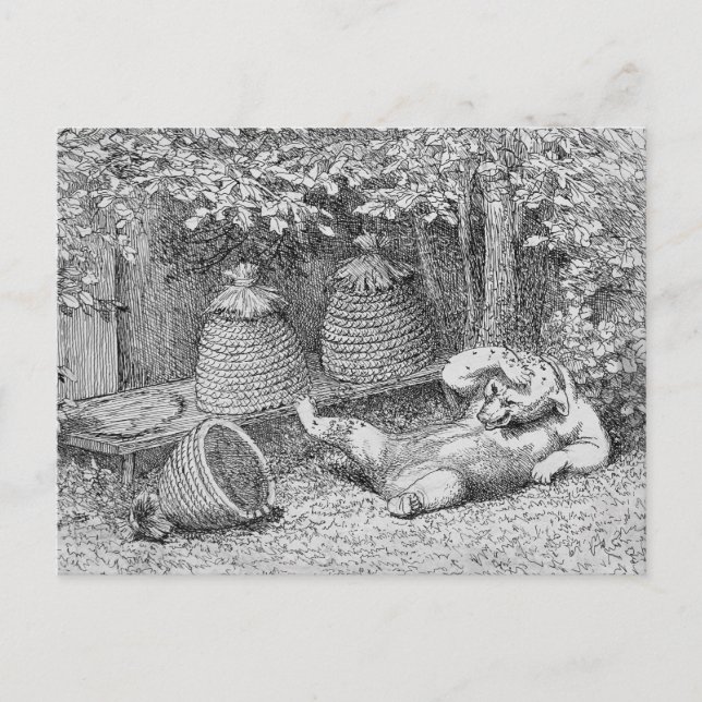 William H. Beard - Bear Stung by Bees Postcard (Front)