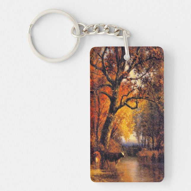 William Hart, The Winter's Edge, fine art Key Ring (Front)