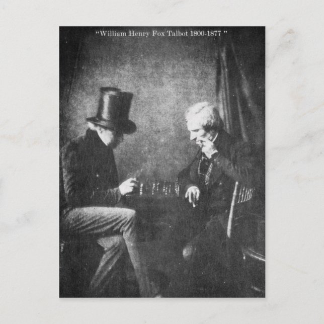 William Henry Fox Talbot Postcard (Front)