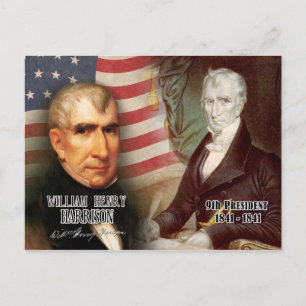 William Henry Harrison - 9th President of the U.S. Postcard