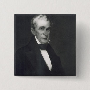 William Henry Harrison, 9th President of the Unite 15 Cm Square Badge