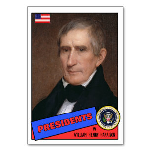 William Henry Harrison Baseball Card