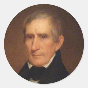 William Henry Harrison Classic Round Sticker