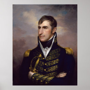 WILLIAM HENRY HARRISON Portrait by Rembrandt Peale Poster
