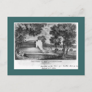 William Henry Harrison tomb, North Bend, Ohio Postcard