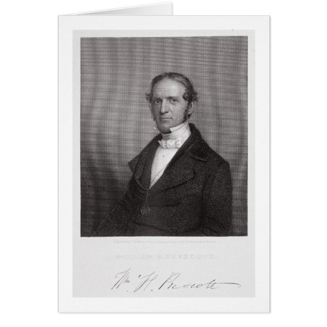 William Hickling Prescott, engraved by Thomas B. W (Front)