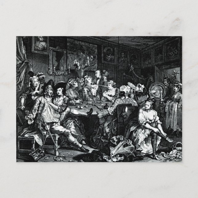 William Hogarth Art Postcard (Front)