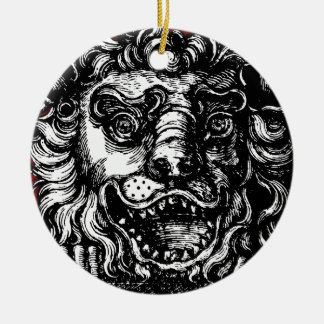 William Hogarth's Lion's Head Button's Tavern  Ceramic Ornament