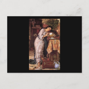 William Holman Hunt Isabella and the Pot of Basil Postcard
