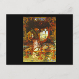 William Holman Hunt The Lady of Shalott Postcard