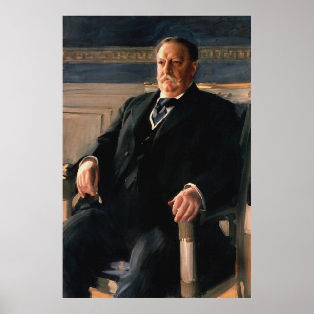 WILLIAM HOWARD TAFT Portrait by Anders L. Zorn Poster (Front)