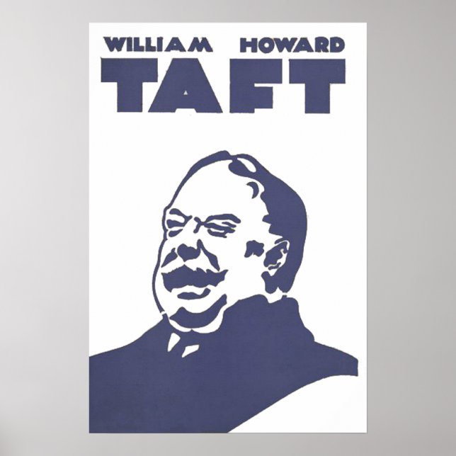 William Howard Taft US President Poster (Front)
