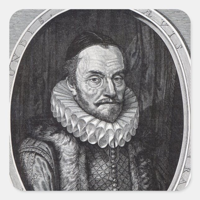 William I Prince of Orange Square Sticker (Front)