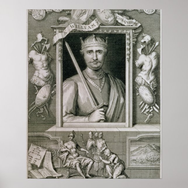 William I the Conqueror (1027-87) King of England Poster (Front)