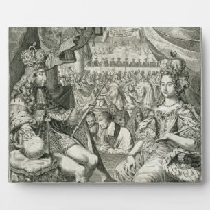 William III (1650-1702) and Mary II (1662-94) King Plaque