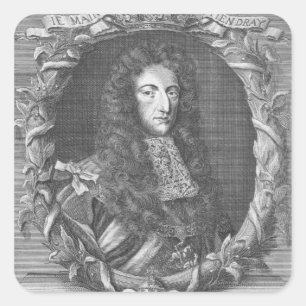 William III Stadholder and King of England Square Sticker