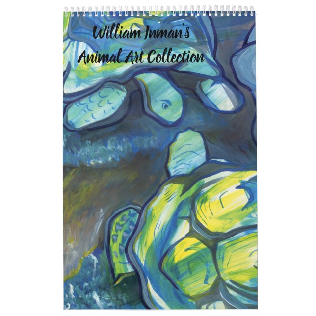 William Inman's Animal Art Collection Calendar (Cover)