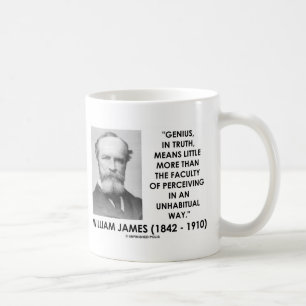 William James Genius Perceiving An Unhabitual Way Coffee Mug