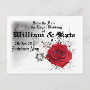 William & Kate Royal Wedding Collectibles Souvenir Postcard