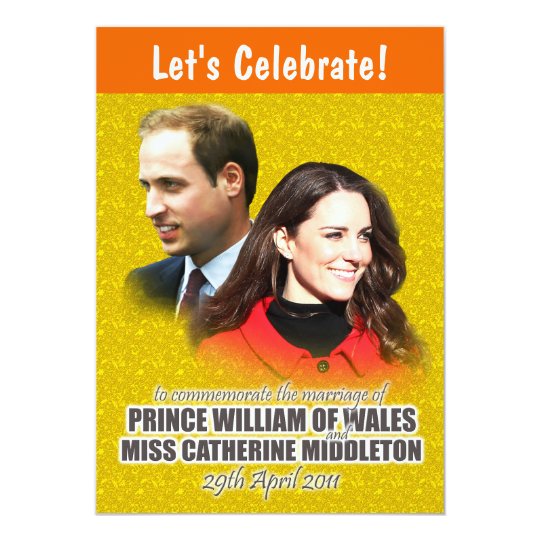 William & Kate Royal Wedding Invitations