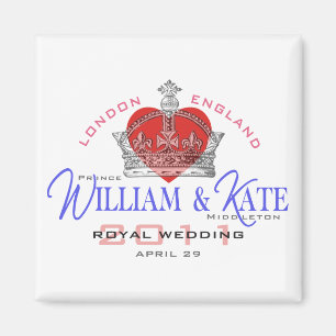 William & Kate Royal Wedding Magnet