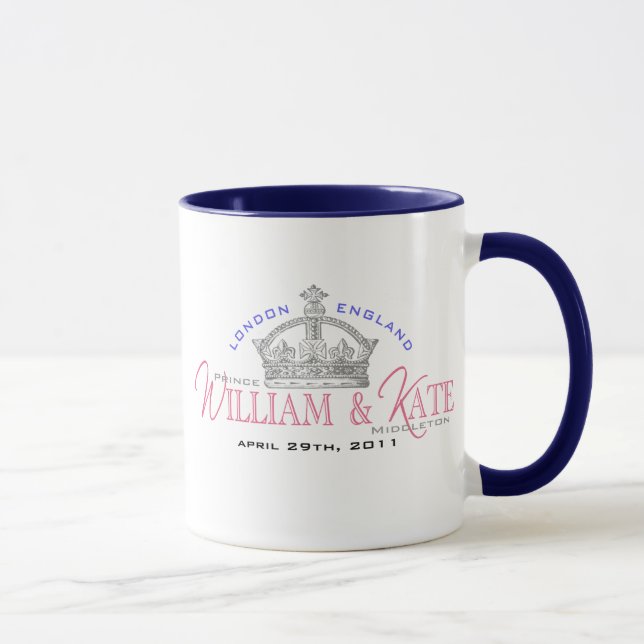 William & Kate Royal Wedding Mug (Right)