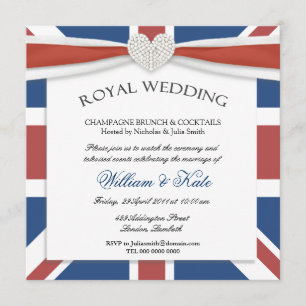 William & Kate Wedding Watch Party Invitations