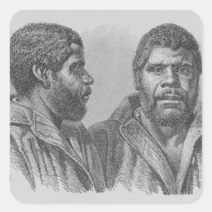 William Lanney, the last Tasmanian Square Sticker