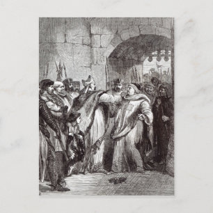 William Longchamp  and Hugh de Pudsey Postcard