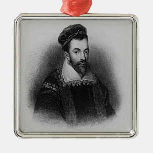 William Maitland of Lethington Metal Ornament