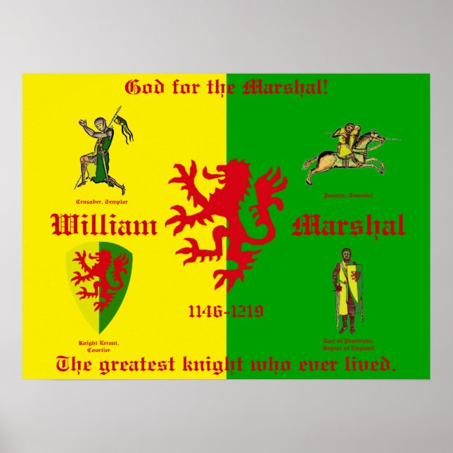 William Marshal Poster (Front)