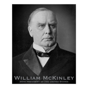 William McKinley, Tariff King, 25th President USA Poster