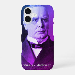 William McKinley, USA 'Tariff King' 25th President iPhone 16 Case