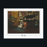 William Merritt Chase #15 - Fine Art Postcard<br><div class="desc">William Merritt Chase - Studio Interior. Art & signature postcard #15 by The Zedign House. For more images & designs from William Merritt Chase - Paintings & Drawings,  visit https://books.zedign.com/zas/30.html</div>